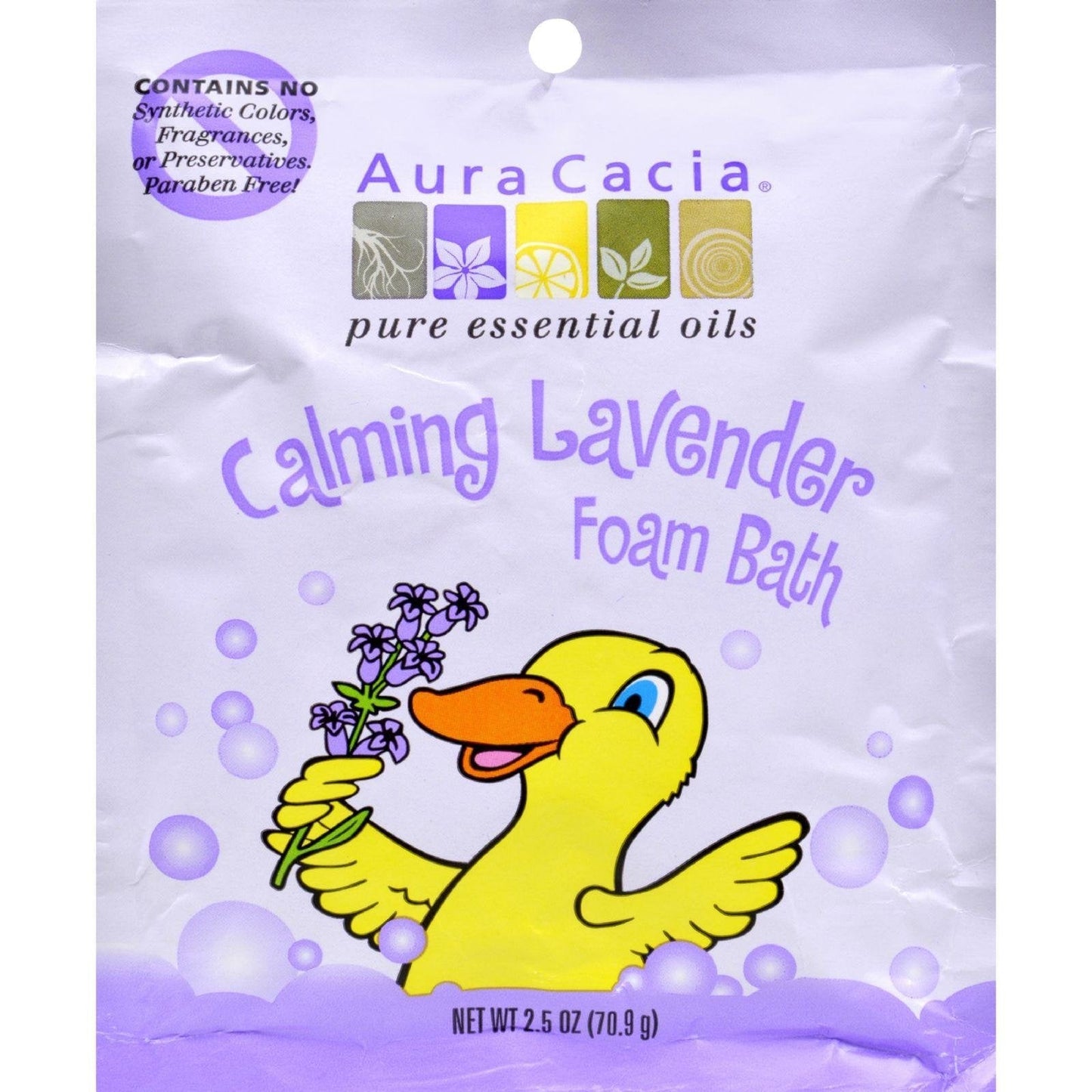 Aura Cacia Calming Foam Bath with Lavender Essential Oil - 2.5 oz (Pack of 1)