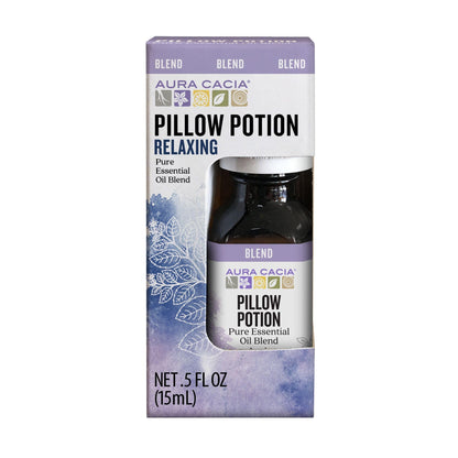 Aura Cacia Calming Pillow Potion Essential Oil, 0.5 fl oz