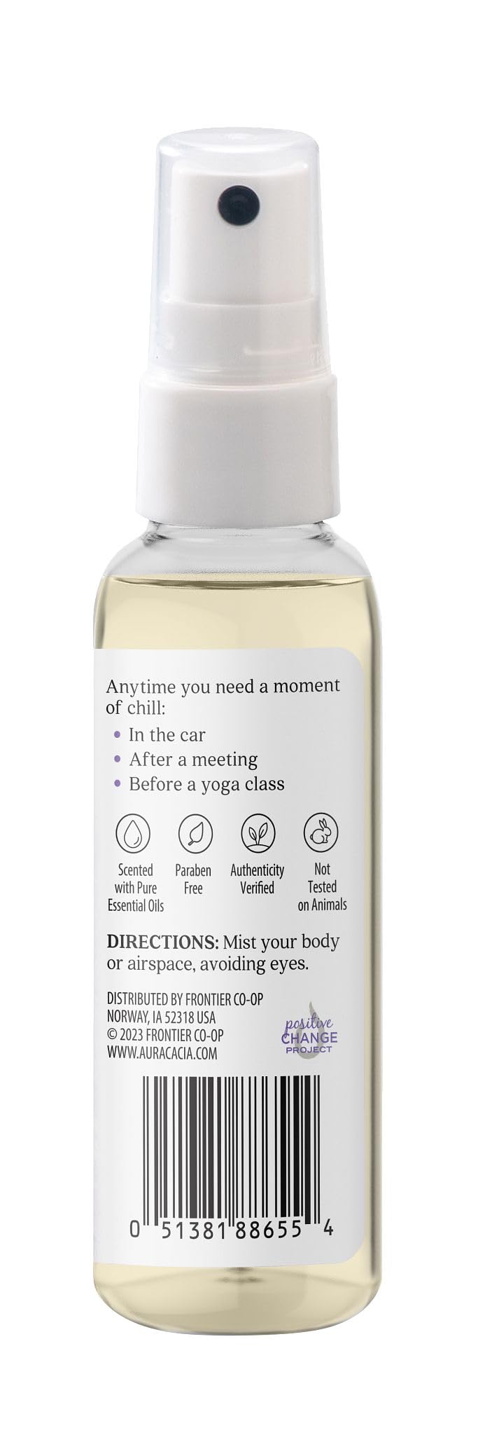 Aura Cacia Chill Pill Mist – Pure Essential Oils, 2 fl oz