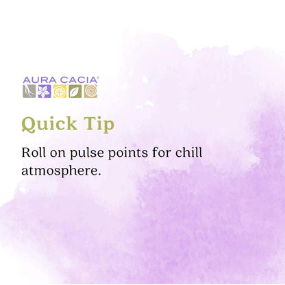 Aura Cacia Chill Pill Roll-On Essential Oil Blend – Sweet Orange, Lavender, Peppermint, Basil, Patchouli, Roman Chamomile | 0.31 oz