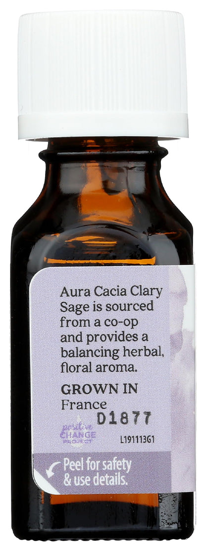 Aura Cacia Clary Sage Essential Oil 15 ml | GC/MS Tested