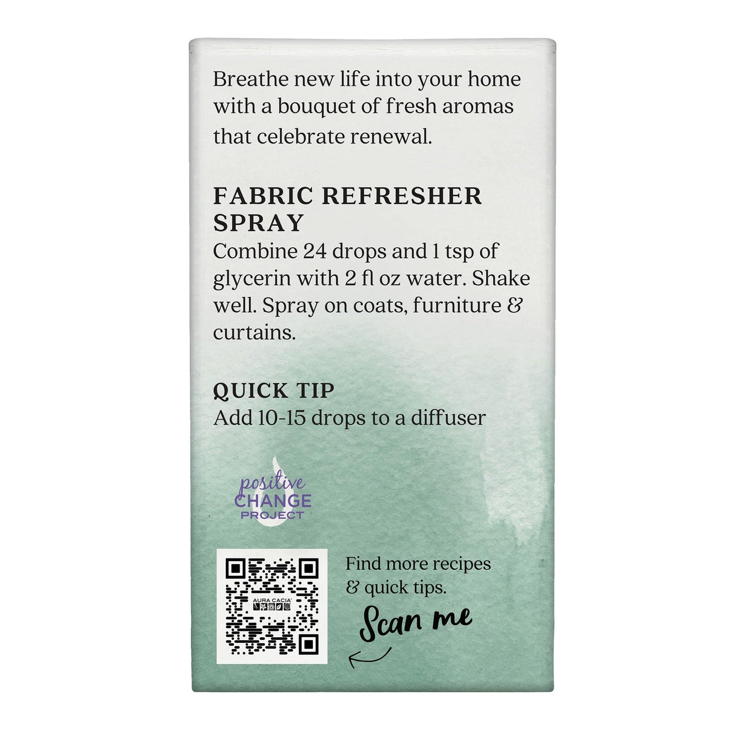 Aura Cacia Fresh Essential Oil Blend – 0.25 fl oz Boxed | Light Aroma, No Synthetic Fragrances