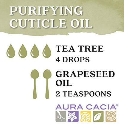 Aura Cacia Discover Essential Oils Kit – 4-Pack Starter Set (Lavender, Eucalyptus, Peppermint & Tea Tree)