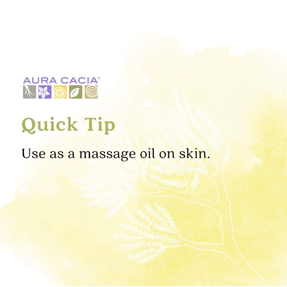 Aura Cacia Ready-to-Use Frankincense Essential Oil in Fractionated Coconut Oil – 4 fl oz | GC/MS Tested