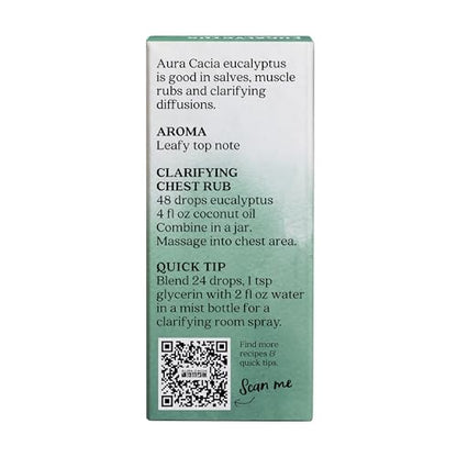 Aura Cacia Eucalyptus Essential Oil – Boxed (0.5 oz) | Pure Essential Oil