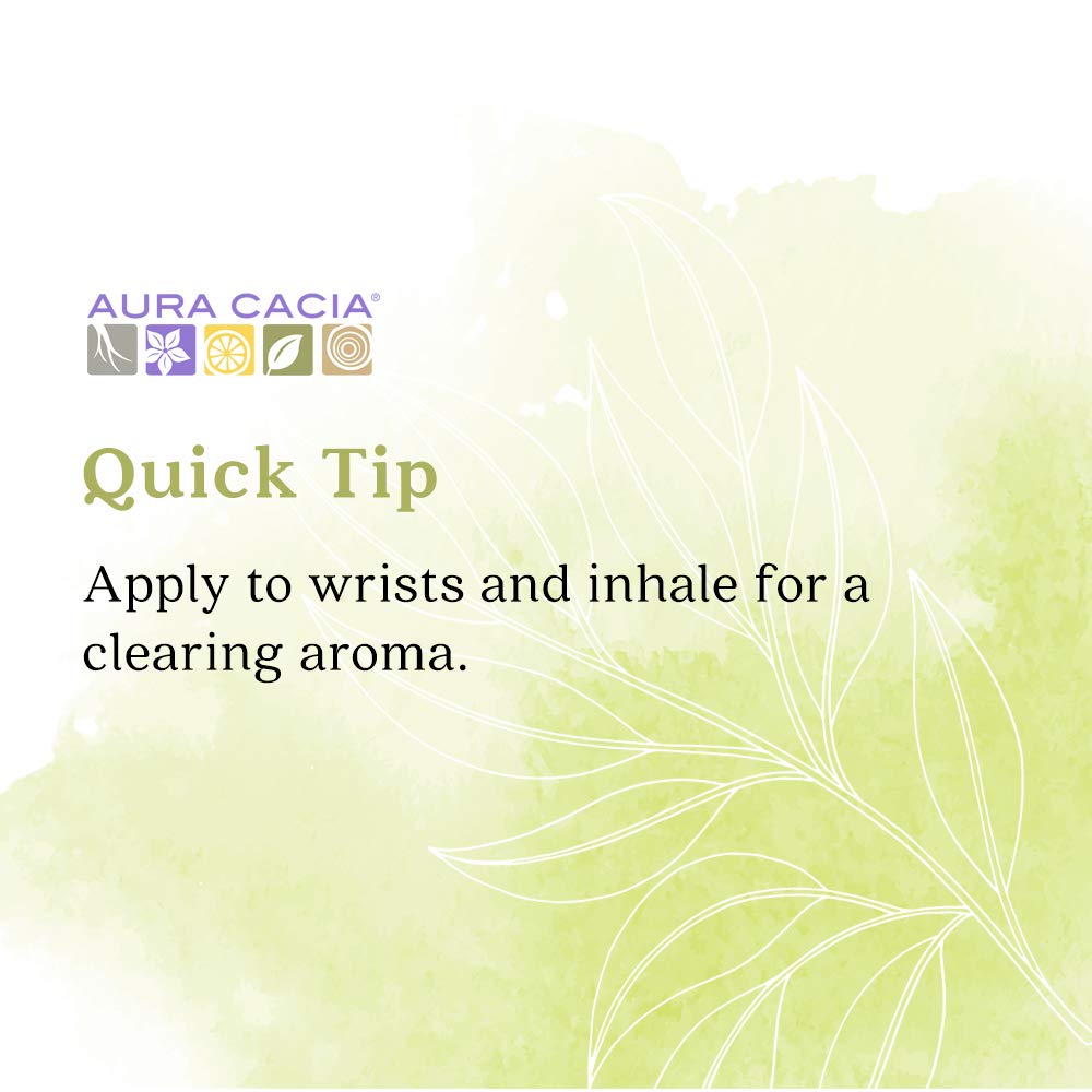Aura Cacia Eucalyptus Roll-On | GC/MS Tested for Purity | 9.2 ml