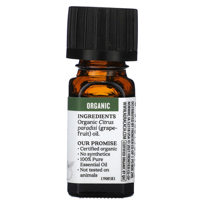 Aura Cacia Grapefruit Essential Oil – 100% Pure, Certified Organic, GC/MS Tested | 7.4 ml