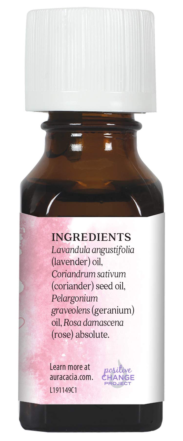 Aura Cacia Heart Song Essential Oil Blend - 0.5 fl oz | Calming Rosy Aromas