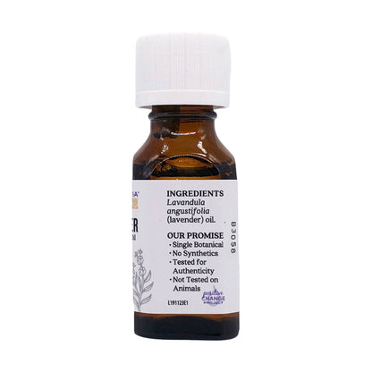 Aura Cacia 100% Pure Lavender Essential Oil – GC/MS Tested, 15 ml (0.5 fl oz)