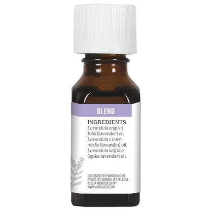 Aura Cacia Lavender Harvest Pure Essential Oil Blend 0.5 oz