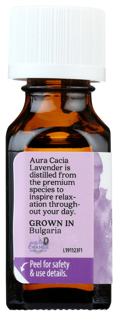 Aura Cacia 100% Pure Lavender Essential Oil – GC/MS Tested, 15 ml (0.5 fl oz)