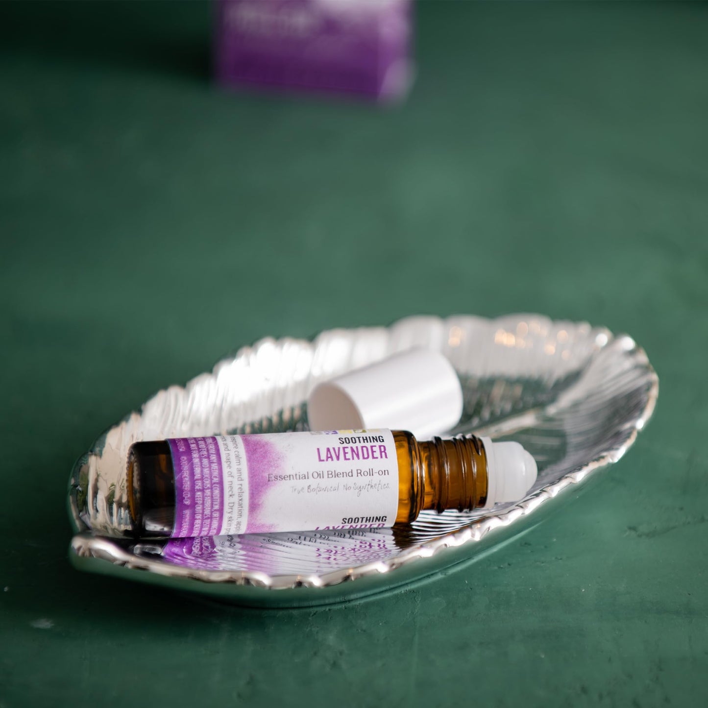 Aura Cacia Lavender Roll-On Oil – 0.31 fl oz | Soothing Aromatherapy