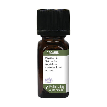 Aura Cacia Organic Distilled Lime Essential Oil – 0.25 fl oz | Aromatherapy & DIY Skincare