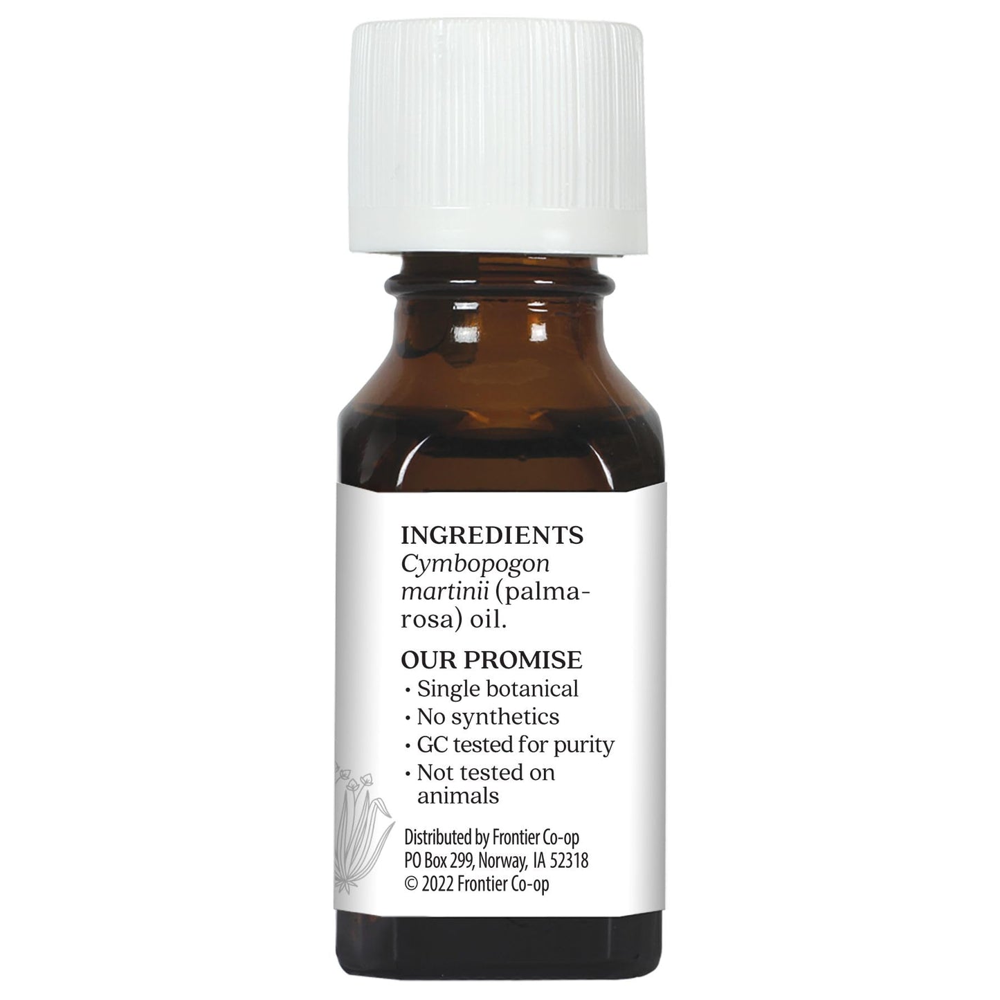 Aura Cacia Palmarosa Essential Oil 100% Pure Cymbopogon martinii – Diffuser, Skincare & Home Cleaning | 0.5 Fl Oz (Pack of 1)