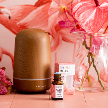 Aura Cacia Paradise Essential Oil Blend – Light Aroma, 0.25 Fl Oz | No Synthetic Fragrances
