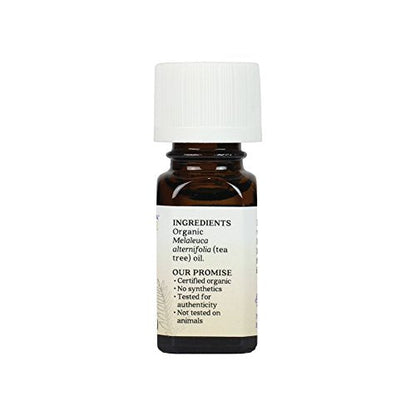 Aura Cacia Certified Organic Tea Tree Essential Oil, 0.25 oz (Pack of 24)