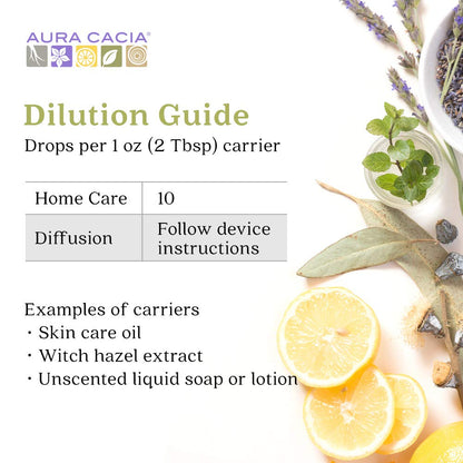Aura Cacia Red Thyme Essential Oil – GC/MS Tested for Purity – 15ml (0.5 fl oz)
