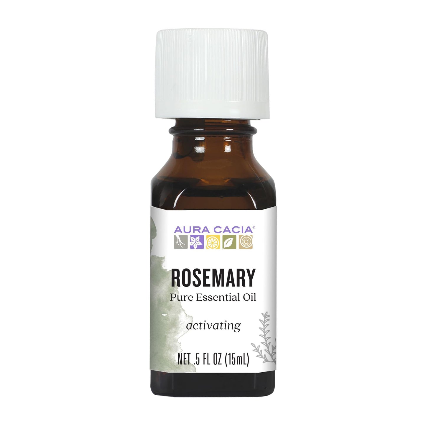 Aura Cacia Rosemary Essential Oil 0.5 fl oz – Pure Essential Oil