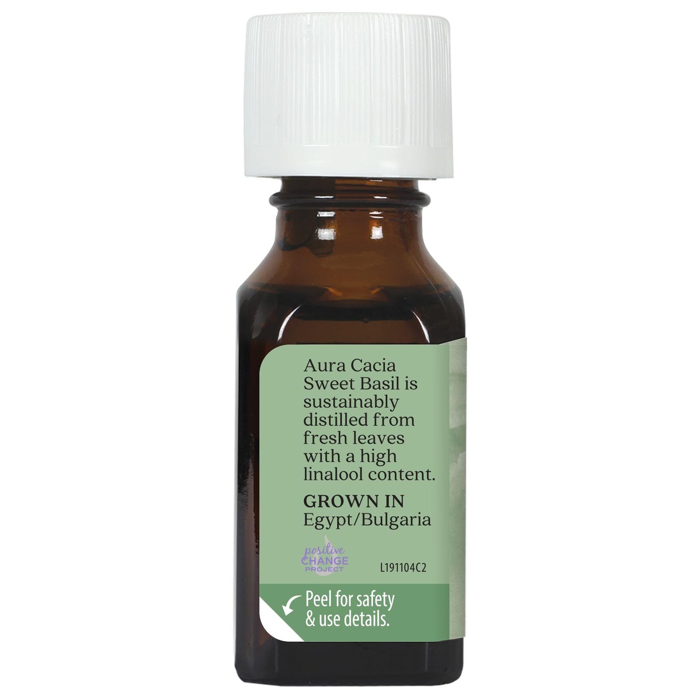 Aura Cacia Sweet Basil Essential Oil - 100% Pure Ocimum Basilicum, 0.5 fl oz