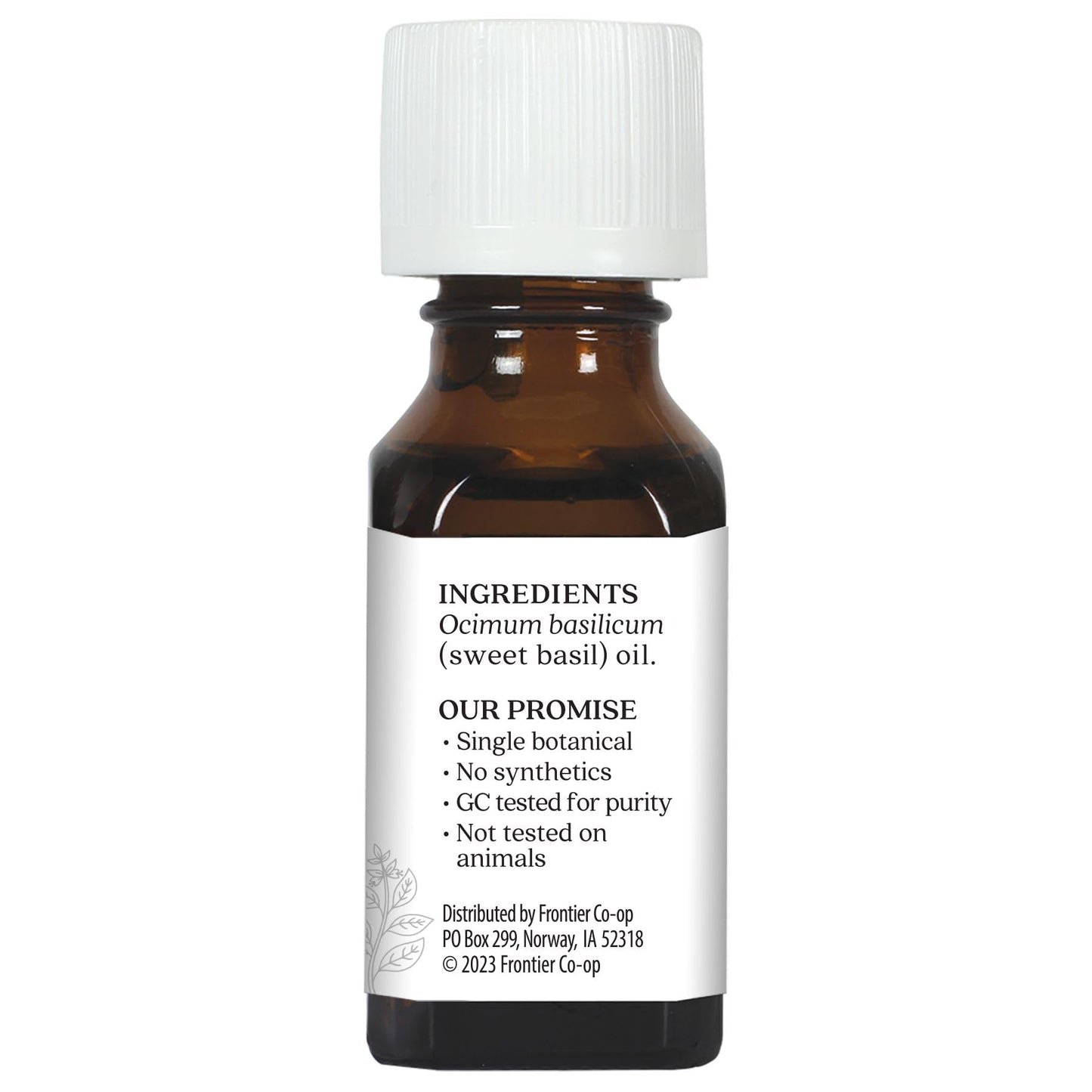 Aura Cacia Sweet Basil Essential Oil - 100% Pure Ocimum Basilicum, 0.5 fl oz