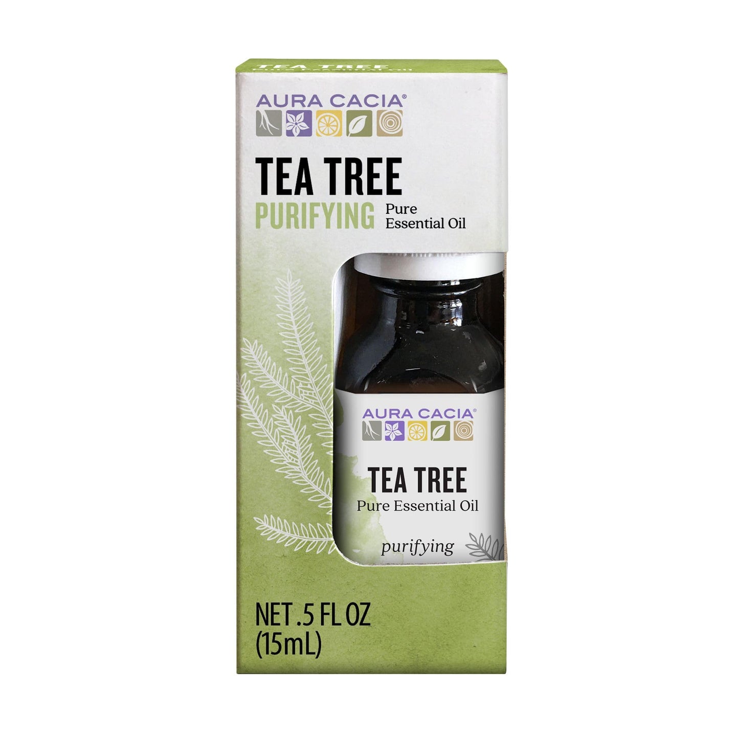 Aura Cacia Tea Tree Essential Oil – 100% Pure Therapeutic Grade, 15 ml