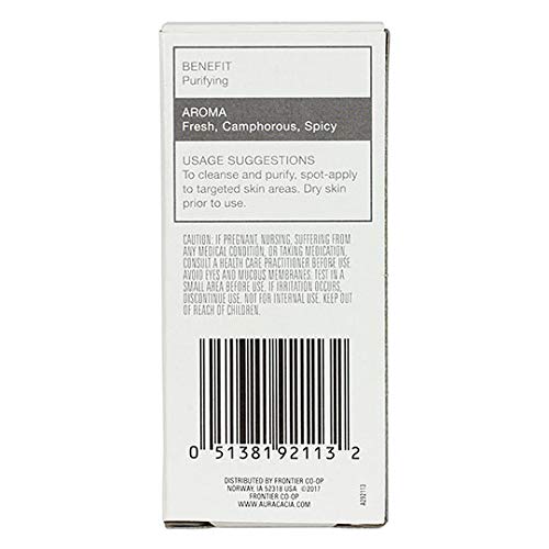 Aura Cacia Tea Tree Roll-On 0.31 fl oz – Pure Essential Oils for Skin Purification