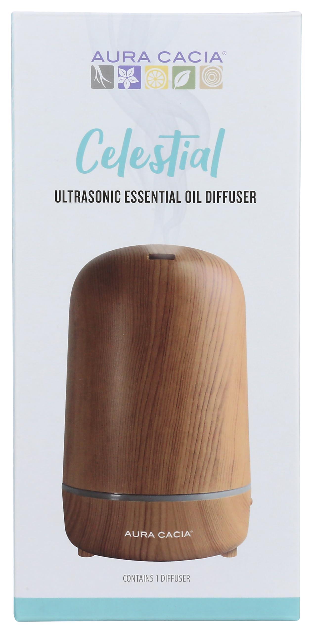 Aura Cacia Wood Grain Diffuser — Natural Home Aromatherapy, 1 Ea