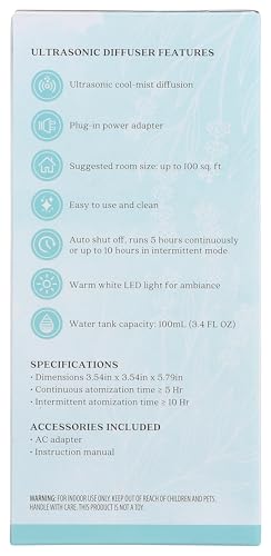 Aura Cacia Wood Grain Diffuser — Natural Home Aromatherapy, 1 Ea