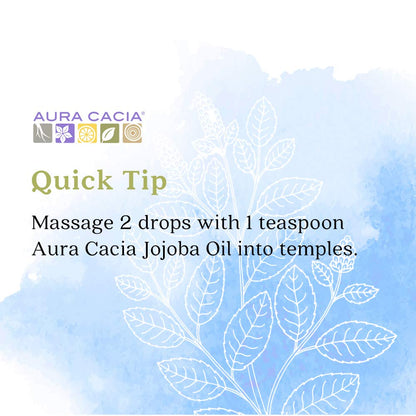 Aura Cacia 100% Pure Peppermint Essential Oil | GC/MS Tested | 4 fl oz | Mentha piperita