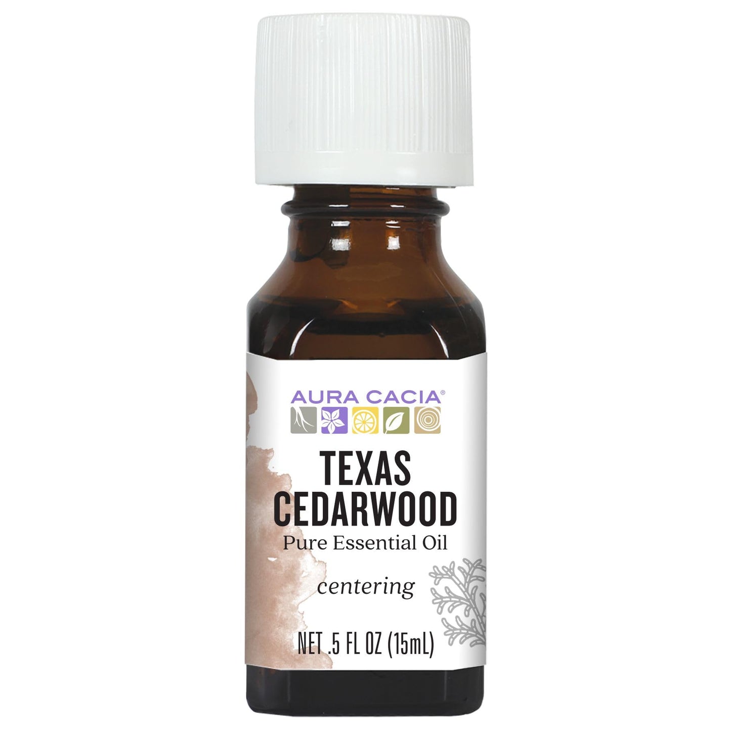 Aura Cacia Texas Cedarwood Essential Oil – 0.5 fl oz, 100% Pure Juniperus Mexicana