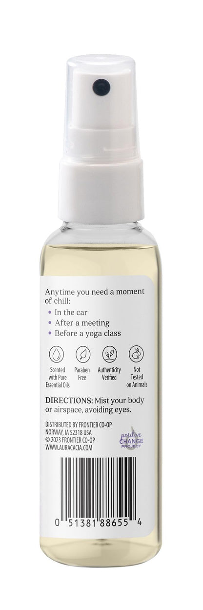 Aura Cacia Mist Chill Pill, 2 Fl Oz (Pack of 3) | Portable Aromatherapy Mist