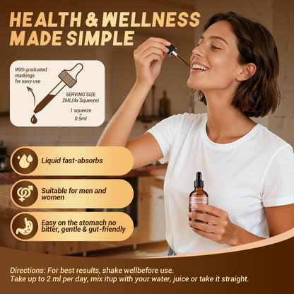 AURACORT 21-in-1 Gut Cleanse – Black Walnut, Wormwood & Clove, Alcohol-Free, 2 oz