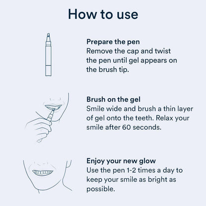 Auraglow Extra Strength Teeth Whitening Pen – 9% Hydrogen Peroxide, 40+ Treatments