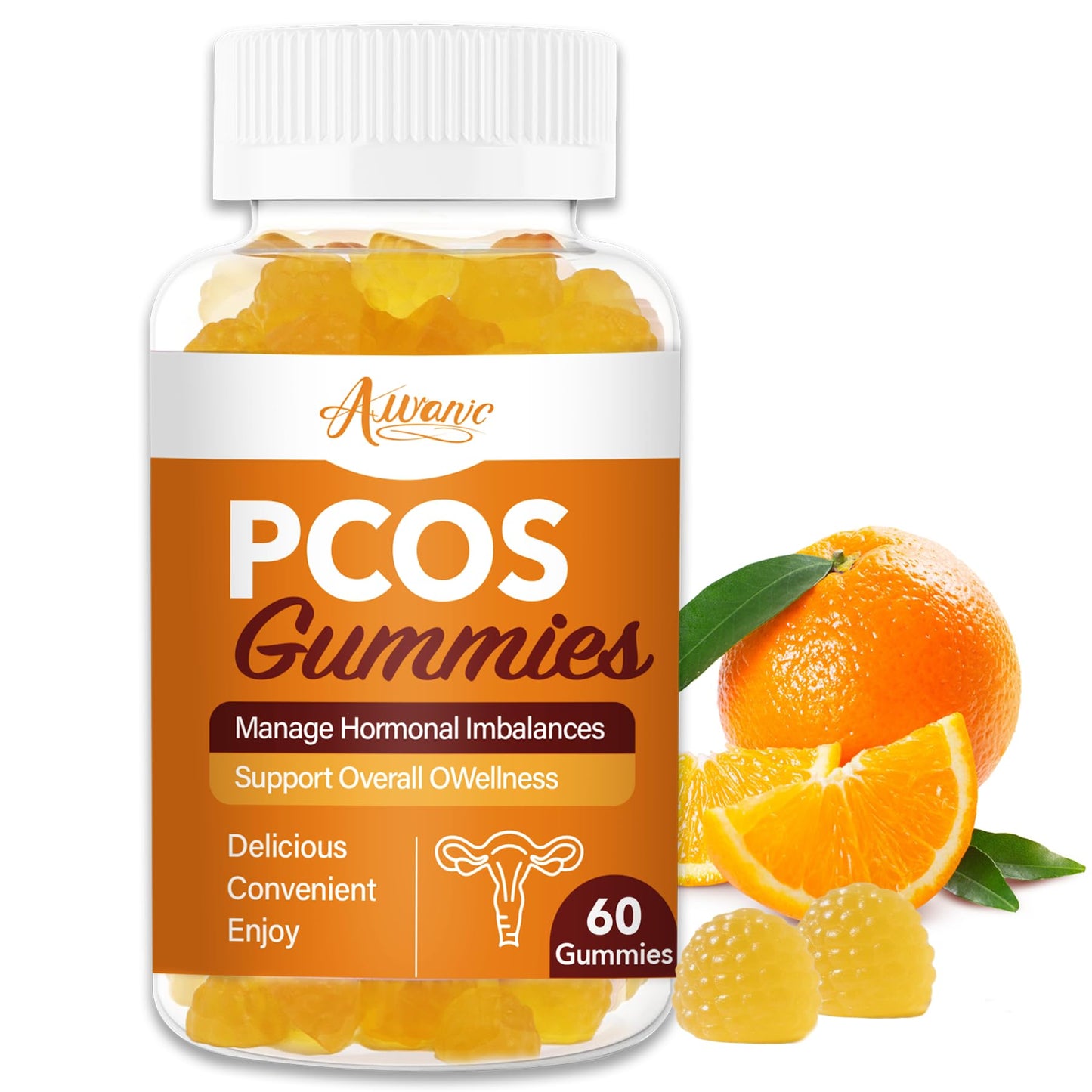 Auranic PCOS Gummies – Hormonal Balance, Fertility & Ovulation Support