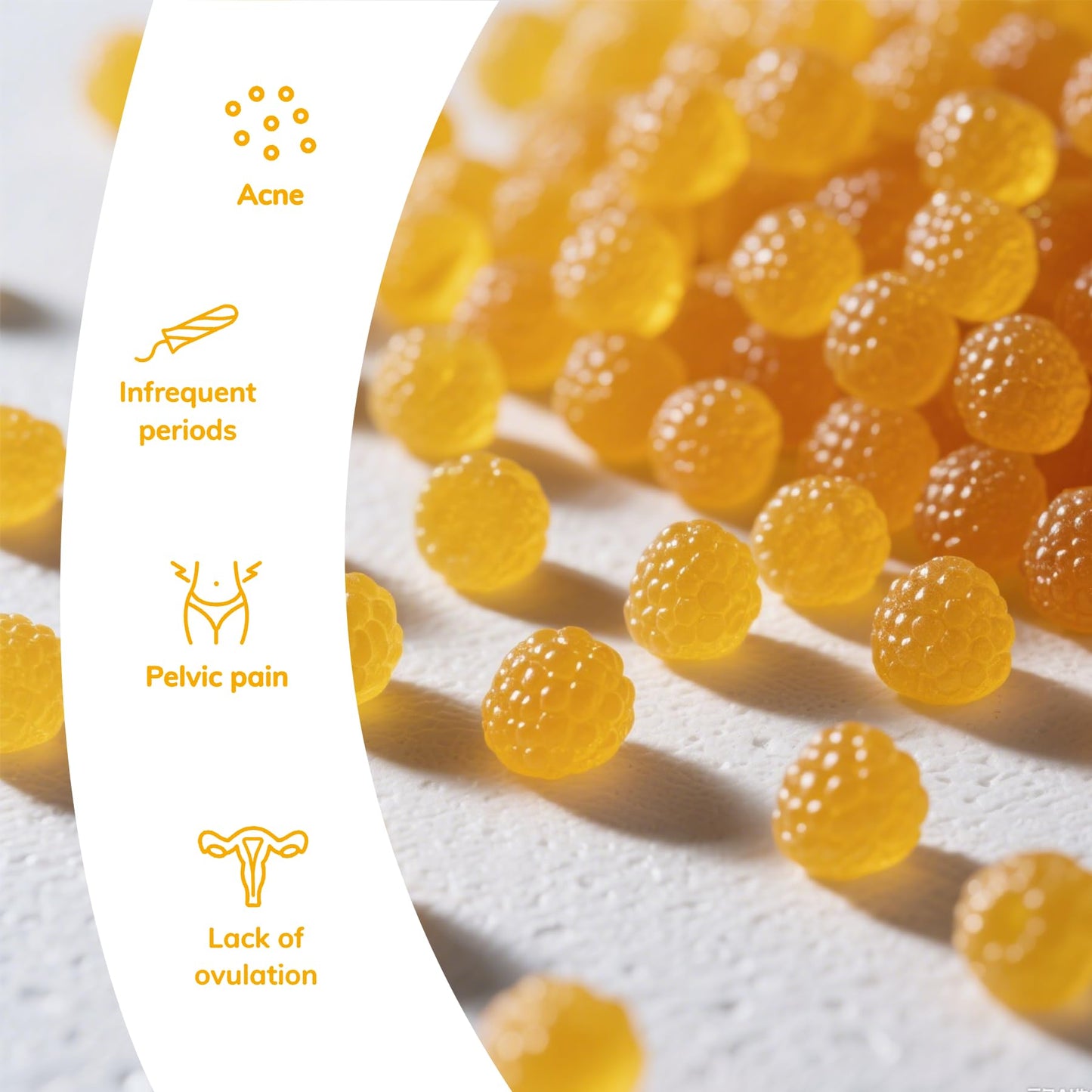 Auranic PCOS Gummies – Hormonal Balance, Fertility & Ovulation Support