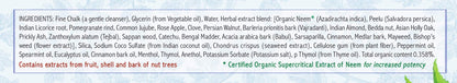 Auromere Ayurvedic Toothpaste – Fresh Mint, 4.16 oz, Vegan, Fluoride-Free, Gluten-Free | Neem & Peelu | 1 Pack