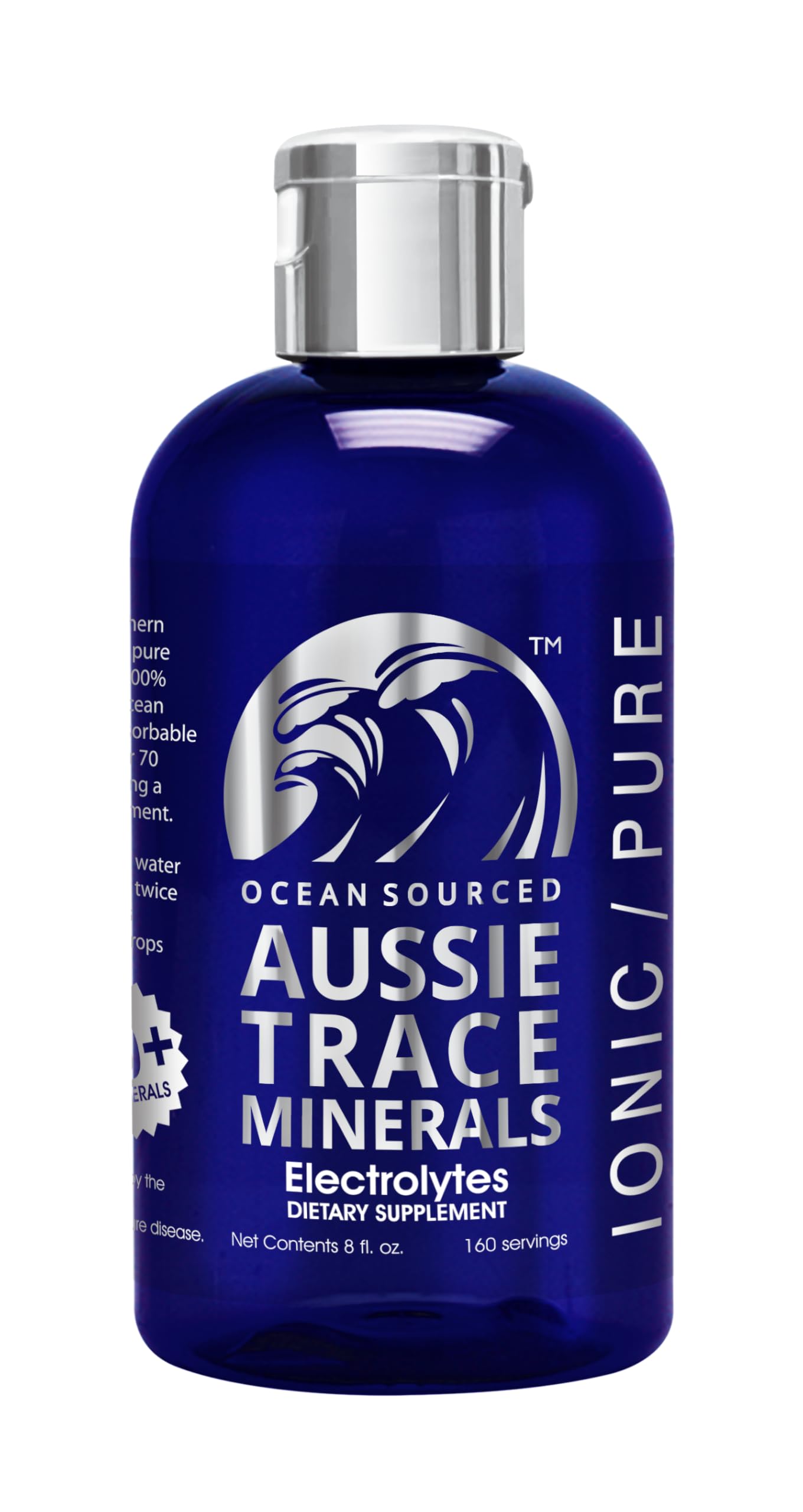 Aussie Trace Minerals – High Magnesium Electrolyte Drops for Hydration, Energy & Recovery (240ml) – Vegan, Keto, Fasting Aid