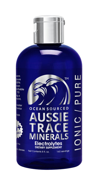 Aussie Trace Minerals – High Magnesium Electrolyte Drops for Hydration, Energy & Recovery (240ml) – Vegan, Keto, Fasting Aid