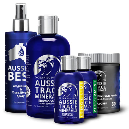 Aussie Trace Minerals – High Magnesium Electrolyte Drops for Hydration, Energy & Recovery (240ml) – Vegan, Keto, Fasting Aid