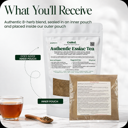 Authentic 8-Herb Essiac Tea | 4oz (112g) Loose Herbal Blend Gutted.