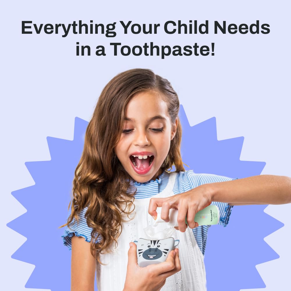 Autobrush Fluoride-Free Foaming Toothpaste for Kids - Watermelon (Pack of 3)
