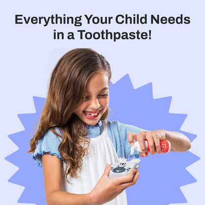 autobrush Fluoride Foaming Toothpaste for Kids – Strawberry, Pack of 3