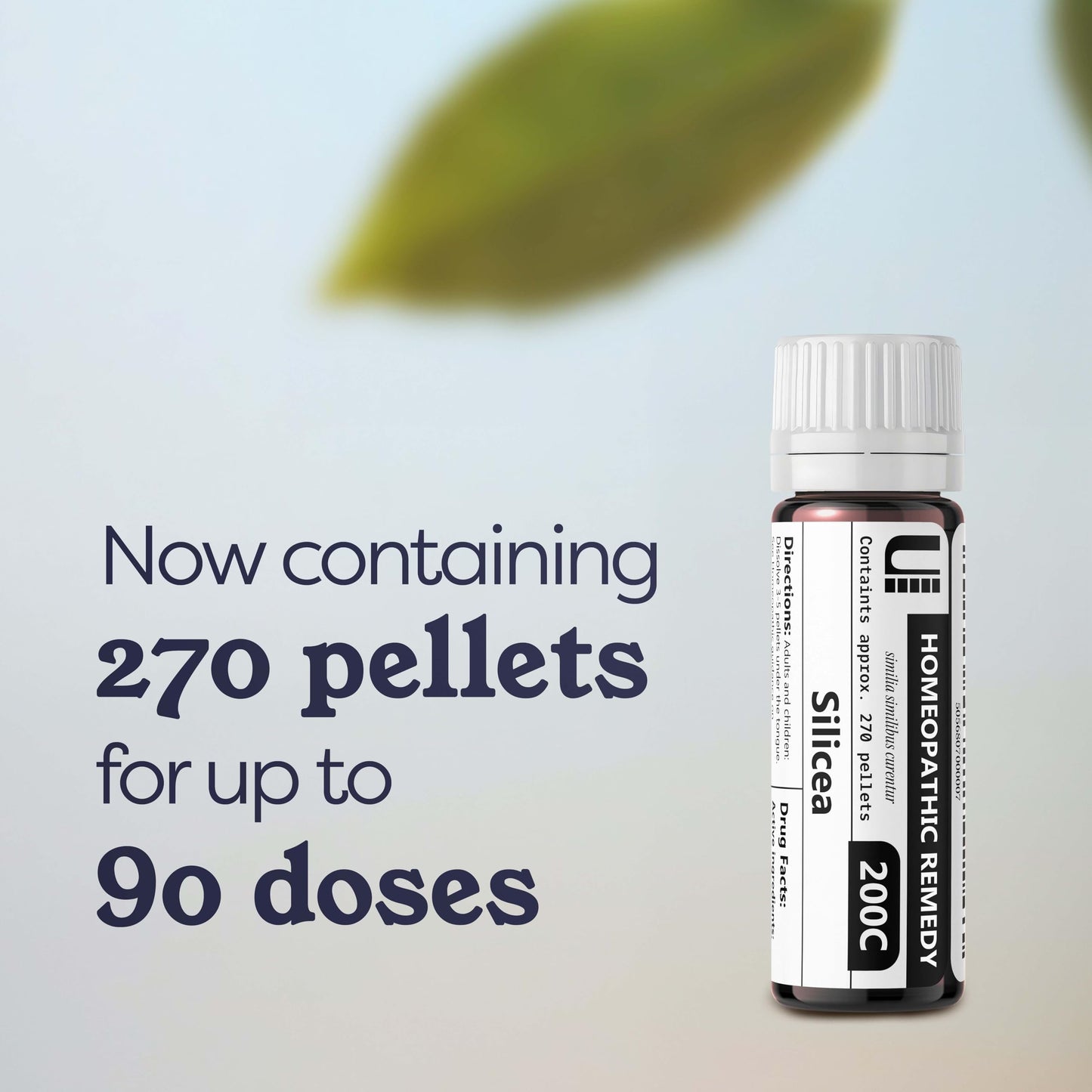 Silicea 200C Homeopathic Remedy, 270 Pellets – Lactose-Free