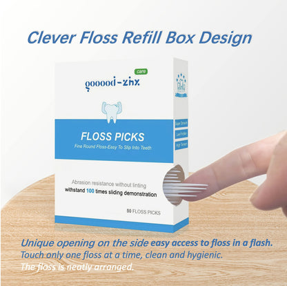 Automatic Floss Picks Holder – Pop-Up Dispenser & Hygienic Storage Box
