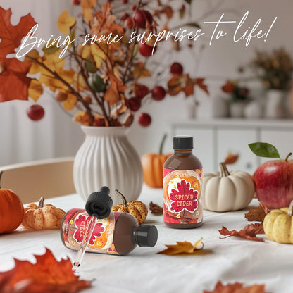 Autumn Spiced Cider Essential Oil 120ml | Natural Fall Fragrance Oil for Aromatherapy