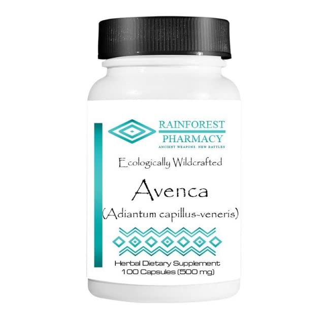 Avenca Capsules (Adiantum Capillus-Veneris) 500 mg - 100 Capsules | Maidenhair Fern Herbal Supplement