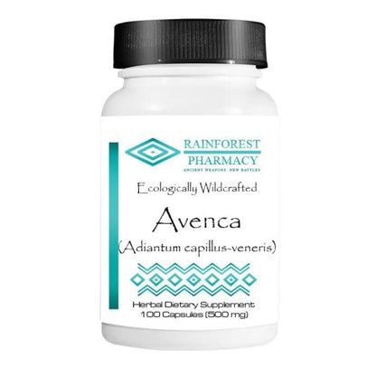 Avenca Capsules (Adiantum Capillus-Veneris) 500 mg - 100 Capsules | Maidenhair Fern Herbal Supplement