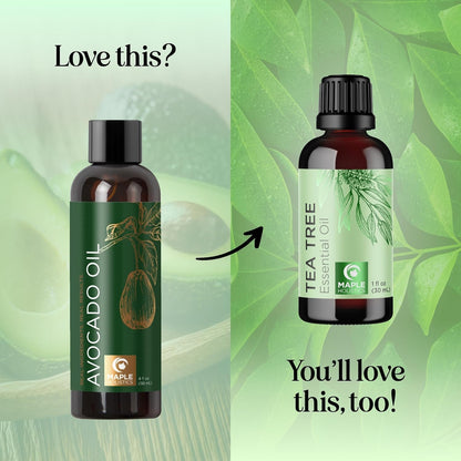 Avocado Oil for Hair and Skin - 100% Pure Avocado Carrier Oil 4 Oz | Dry Hair Treatment & Facial Moisturizer