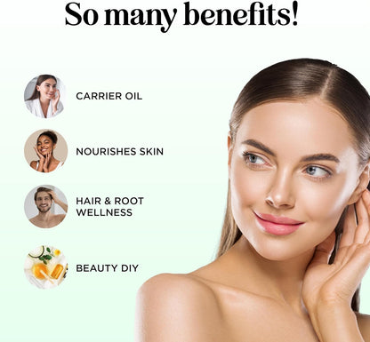 Avocado Oil for Hair and Skin - 100% Pure Avocado Carrier Oil 4 Oz | Dry Hair Treatment & Facial Moisturizer