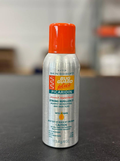 Avon Skin So Soft Bug Guard Plus Picaridin Insect Repellent Spray – DEET-Free, Travel-Size 4 oz